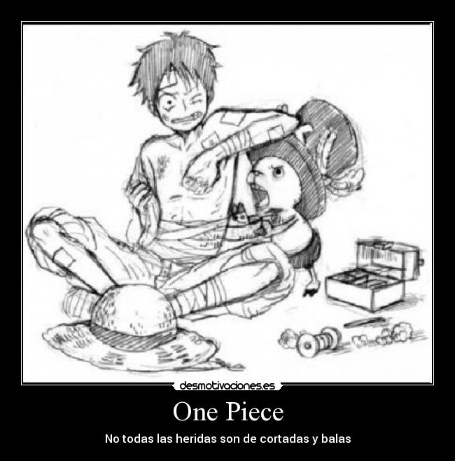 One Piece - No todas las heridas son de cortadas y balas