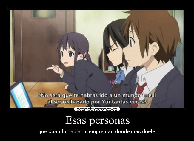 Esas personas -