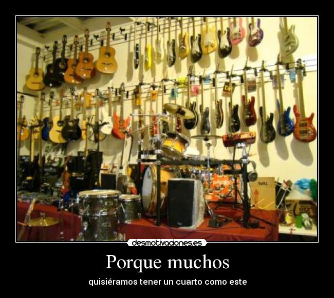 Porque muchos - quisiéramos tener un cuarto como este