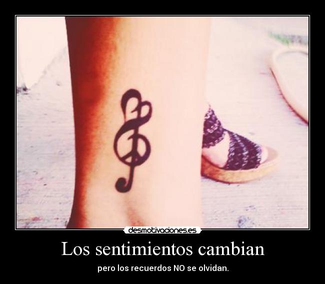 Los sentimientos cambian - 
