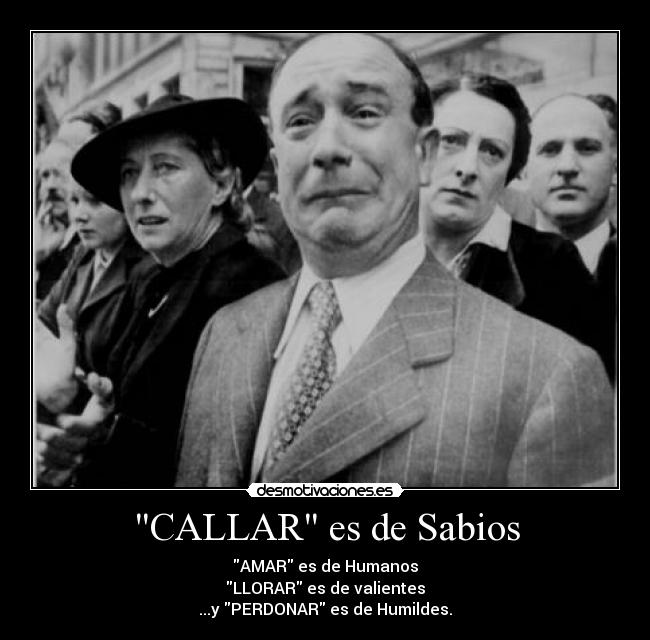 CALLAR es de Sabios - 