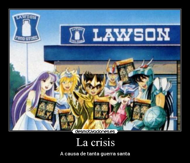 La crisis - A causa de tanta guerra santa