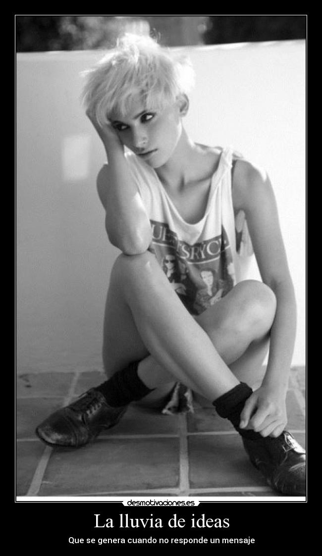 La lluvia de ideas - Que se genera cuando no responde un mensaje