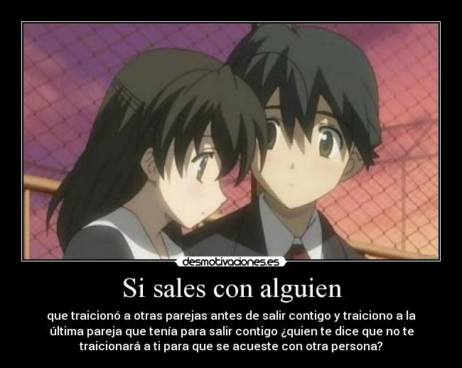 Si sales con alguien - 