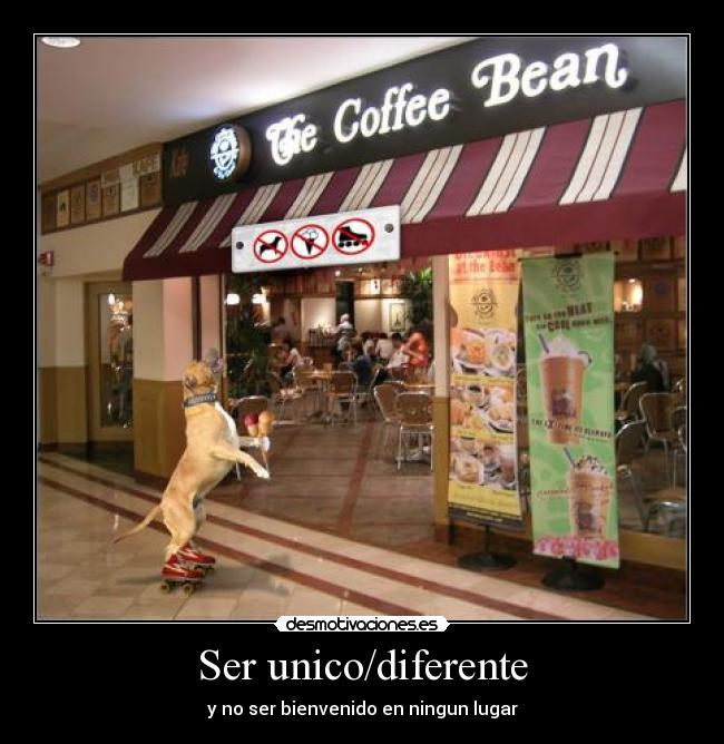 Ser unico/diferente -