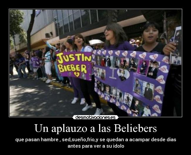 carteles justin bieber beliebers desmotivaciones