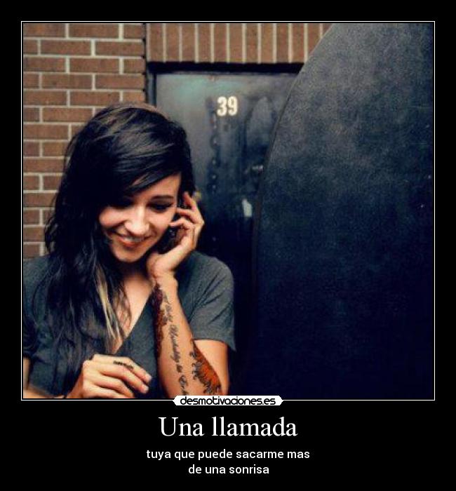 Una llamada -