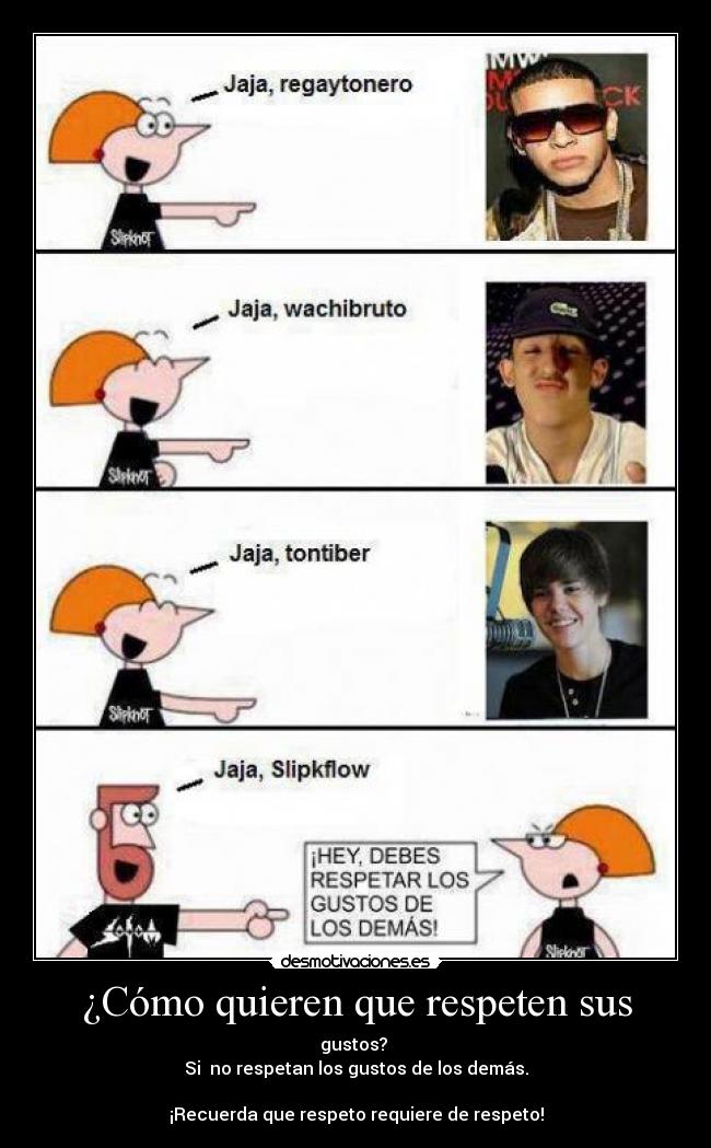 carteles respeto tolerancia musica desmotivaciones