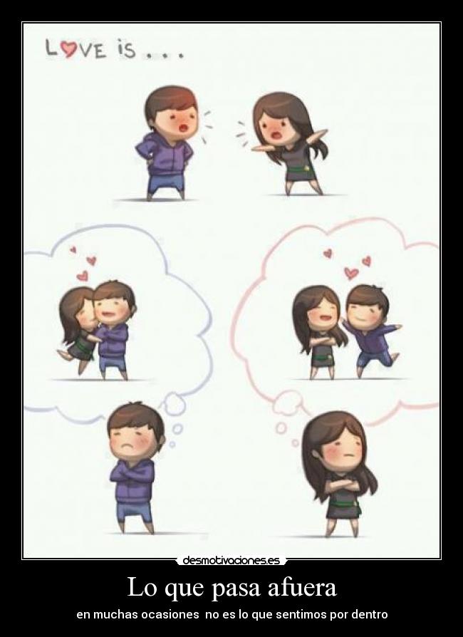 Lo que pasa afuera -