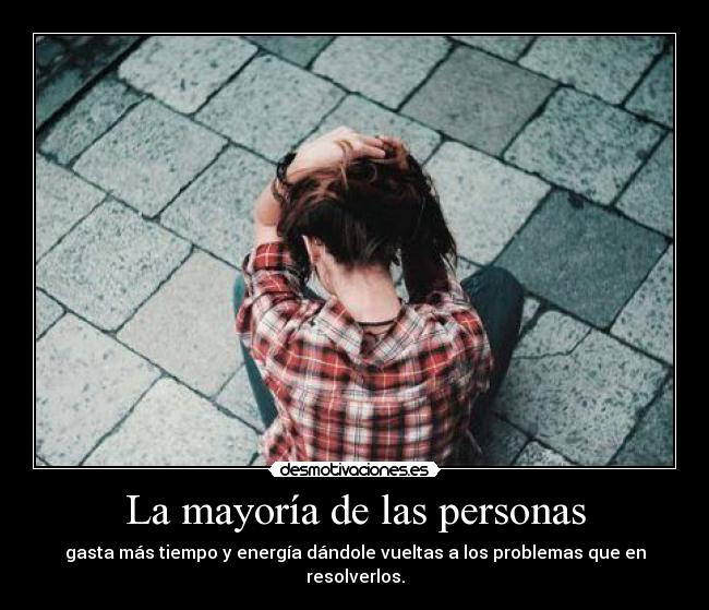 La mayoría de las personas -