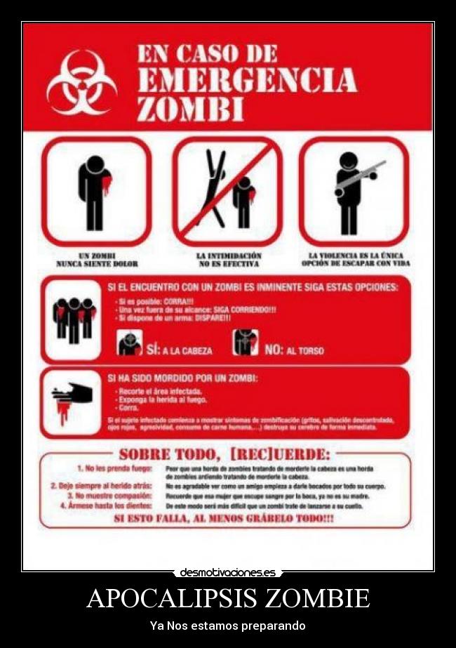 APOCALIPSIS ZOMBIE - Ya Nos estamos preparando