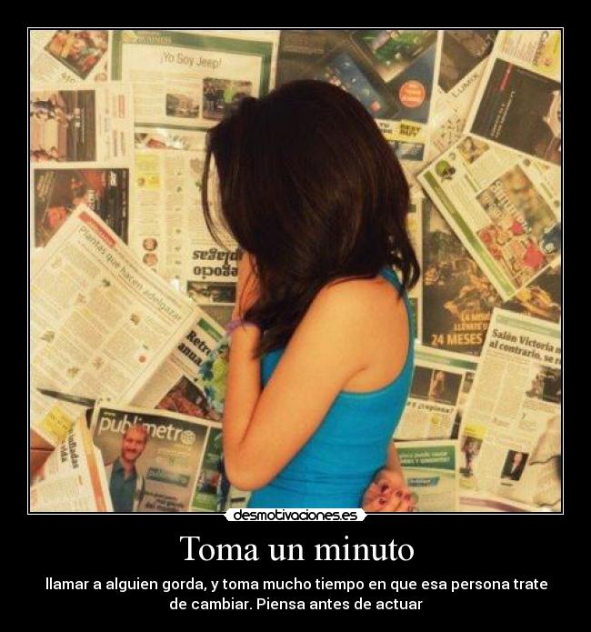 carteles toma minuto desmotivaciones