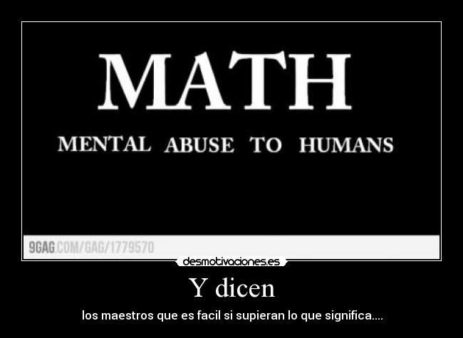 Y dicen - 