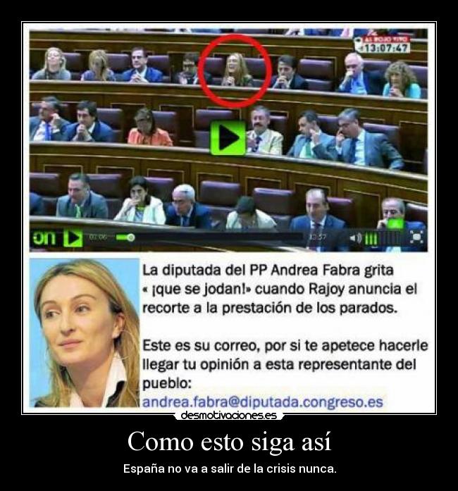 Como esto siga así -