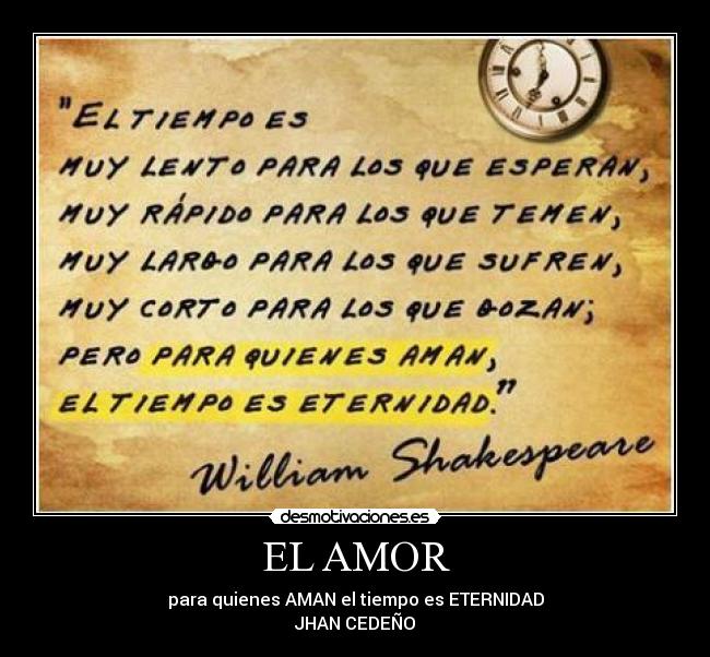 EL AMOR -