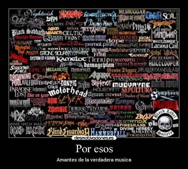 Por esos - Amantes de la verdadera musica