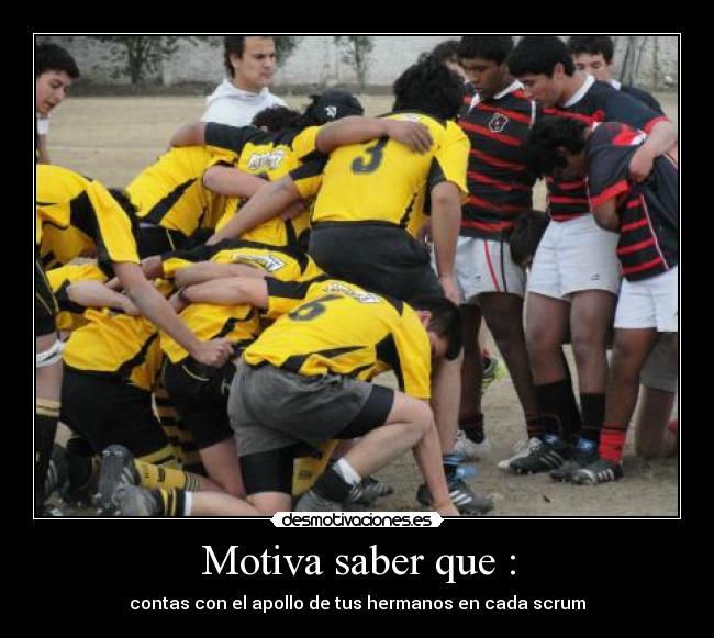 Motiva saber que : -