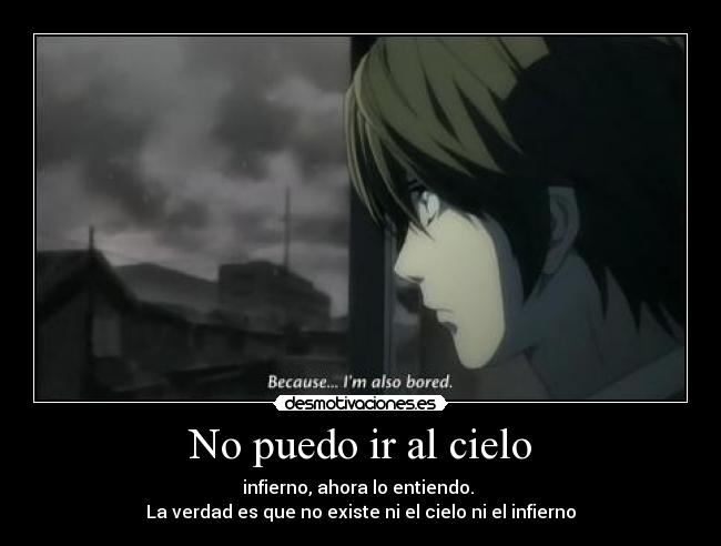 No puedo ir al cielo - 