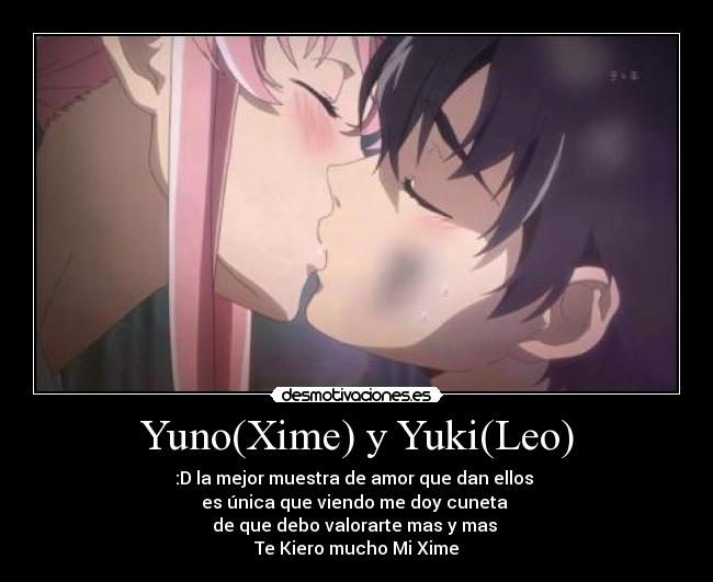 Yuno(Xime) y Yuki(Leo) -