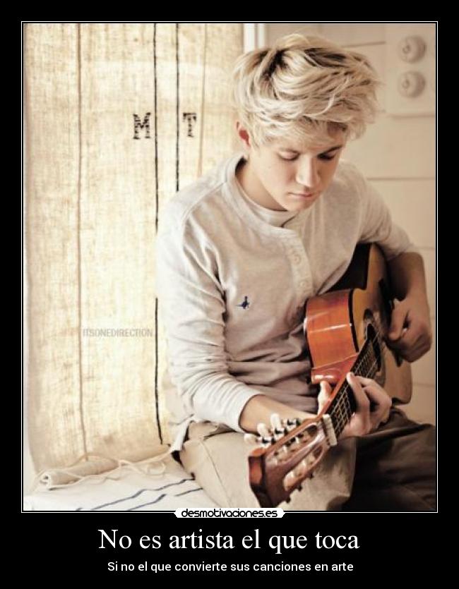 No es artista el que toca -