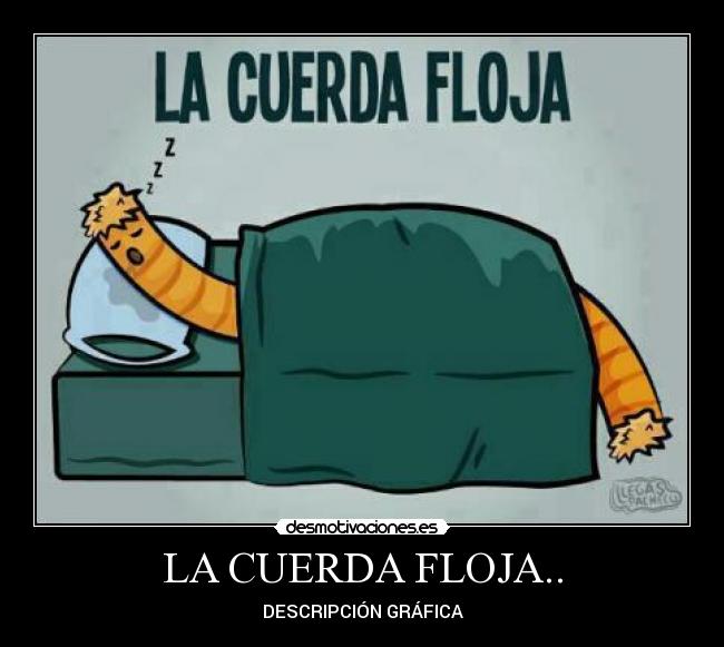 LA CUERDA FLOJA.. - DESCRIPCIÓN GRÁFICA