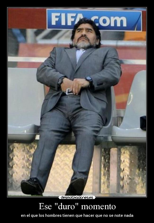 Ese duro momento - en el que los hombres tienen que hacer que no se note nada