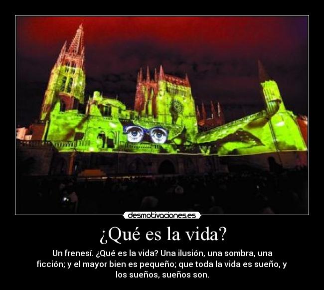 ¿Qué es la vida? -