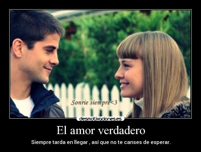 El amor verdadero -