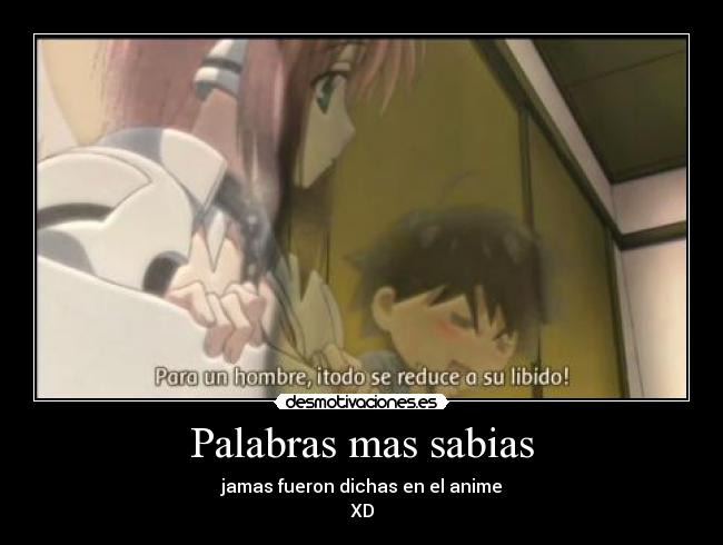 carteles anime otaku sora otoshimono piensas contrario eres hombre fito0991 desmotivaciones