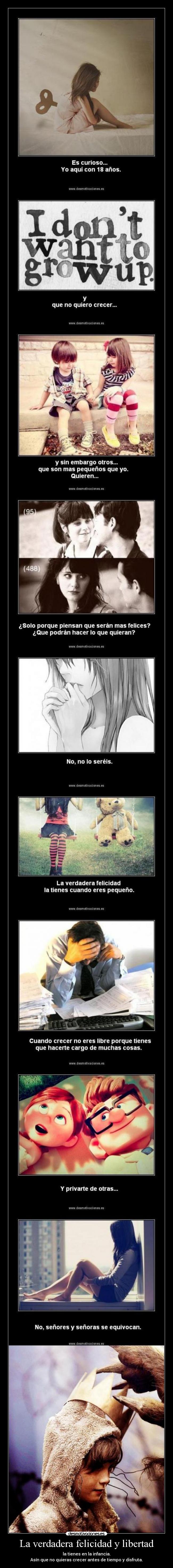 La verdadera felicidad y libertad -