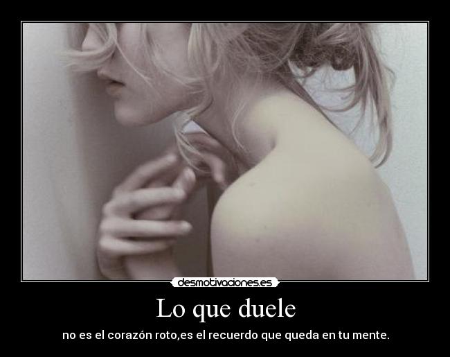 Lo que duele - 