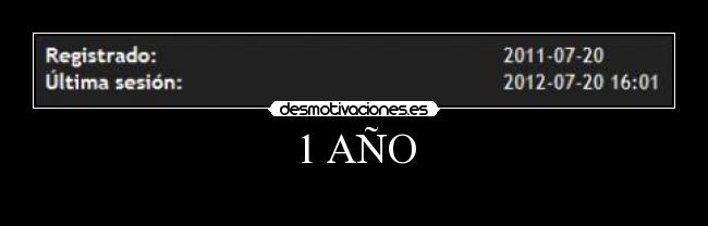 1 AÑO - 