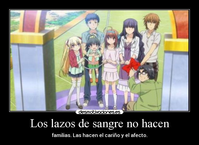 Los lazos de sangre no hacen - 