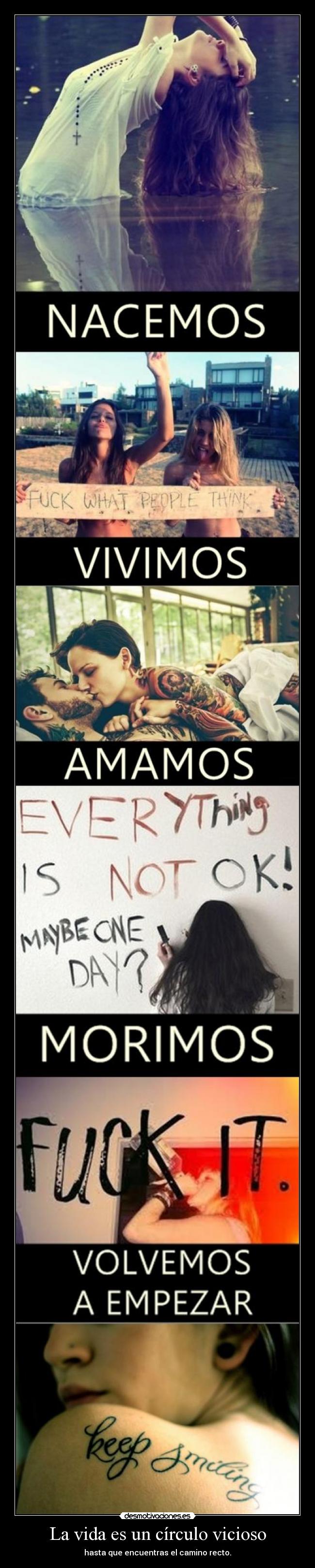 carteles vida kyra15 nanana crazyclub intruders thinkers encuentra camino seras feliz desmotivaciones