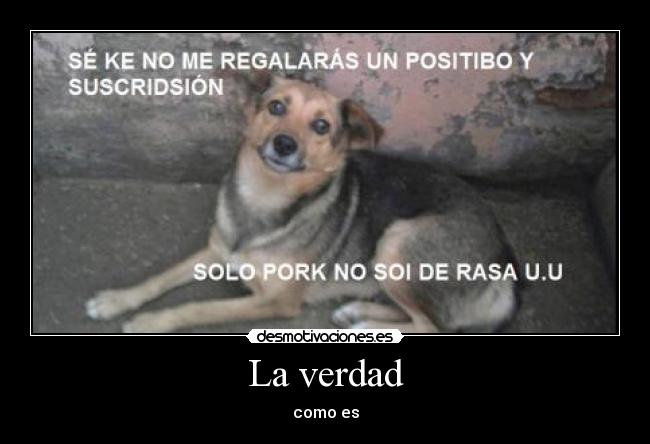 La verdad - como es