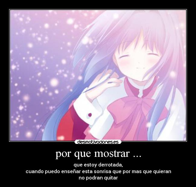 por que mostrar ... -