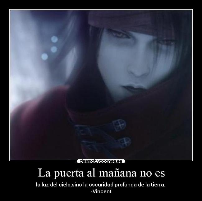 carteles ff7 vincent desmotivaciones