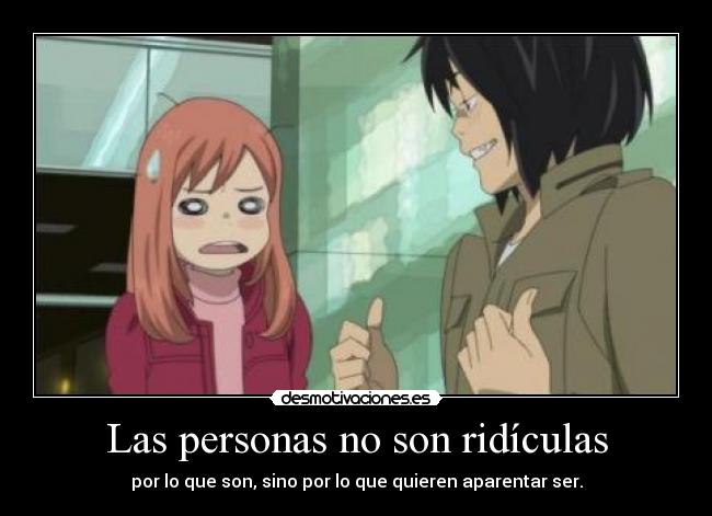 Las personas no son ridículas - 