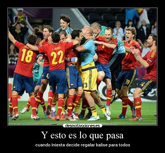 Y esto es lo que pasa - 