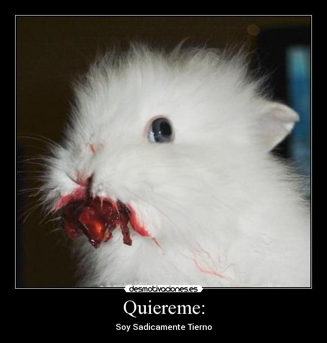 Quiereme: - Soy Sadicamente Tierno