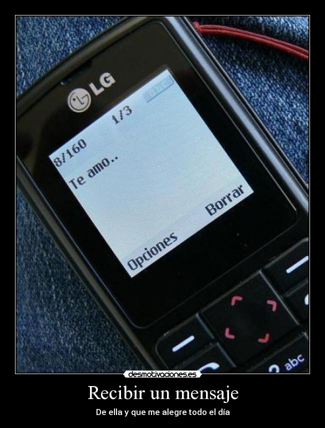 Recibir un mensaje - 