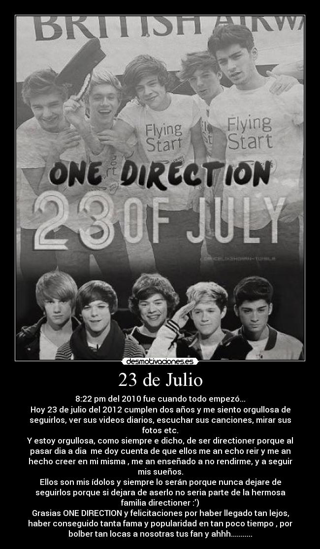 carteles gracias one direction mis idolos desmotivaciones