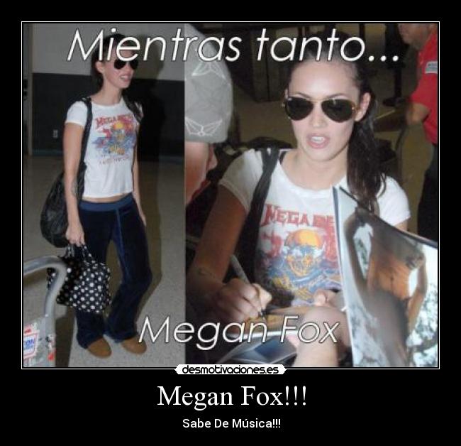 Megan Fox!!! - Sabe De Música!!!