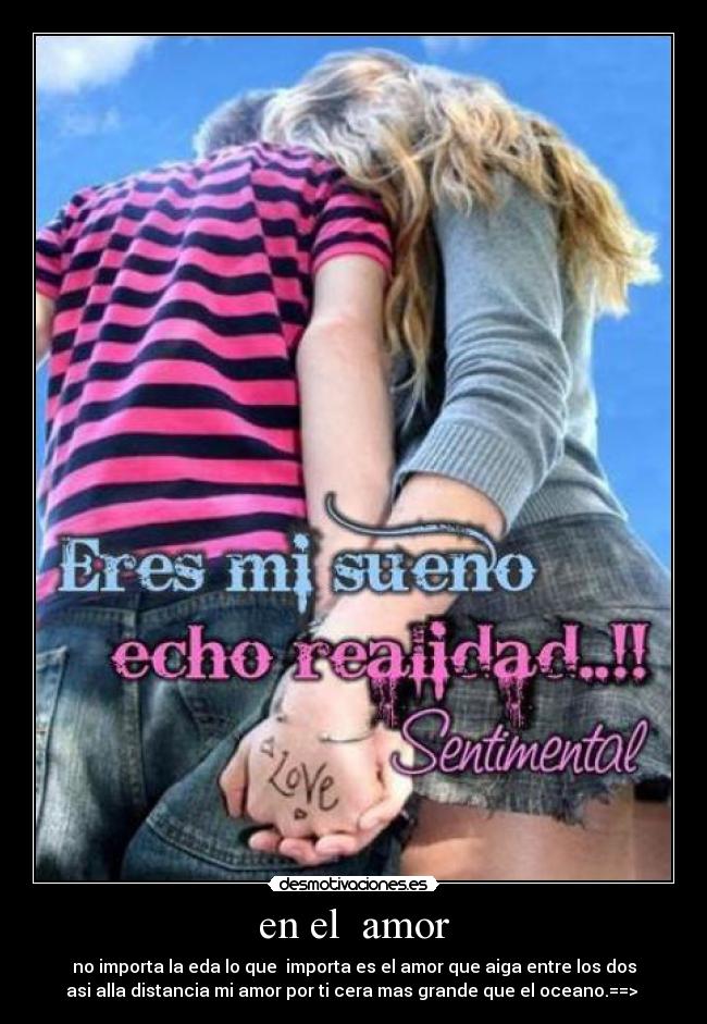 en el amor -