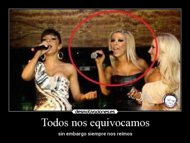 Todos nos equivocamos - 