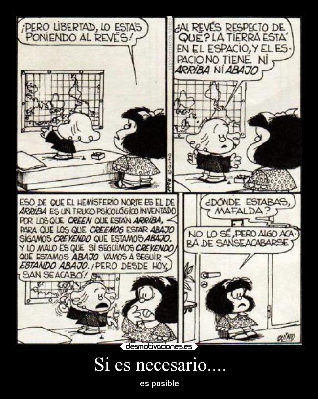 Si es necesario.... - es posible