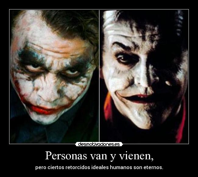 carteles efectolikot efectocaos joker guason jack nicholson heath ledger batman desmotivaciones