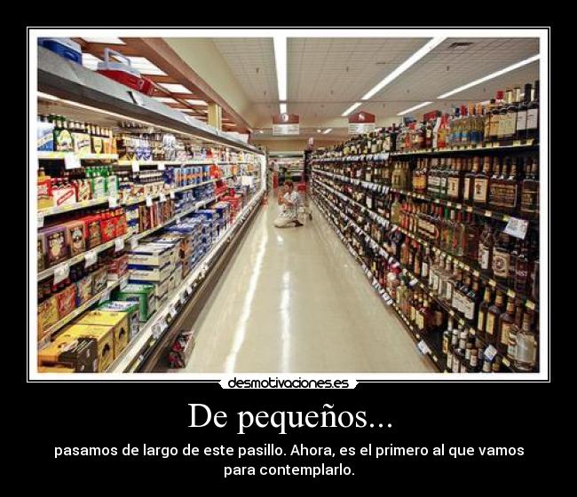 De pequeños... - pasamos de largo de este pasillo. Ahora, es el primero al que vamos
para contemplarlo.