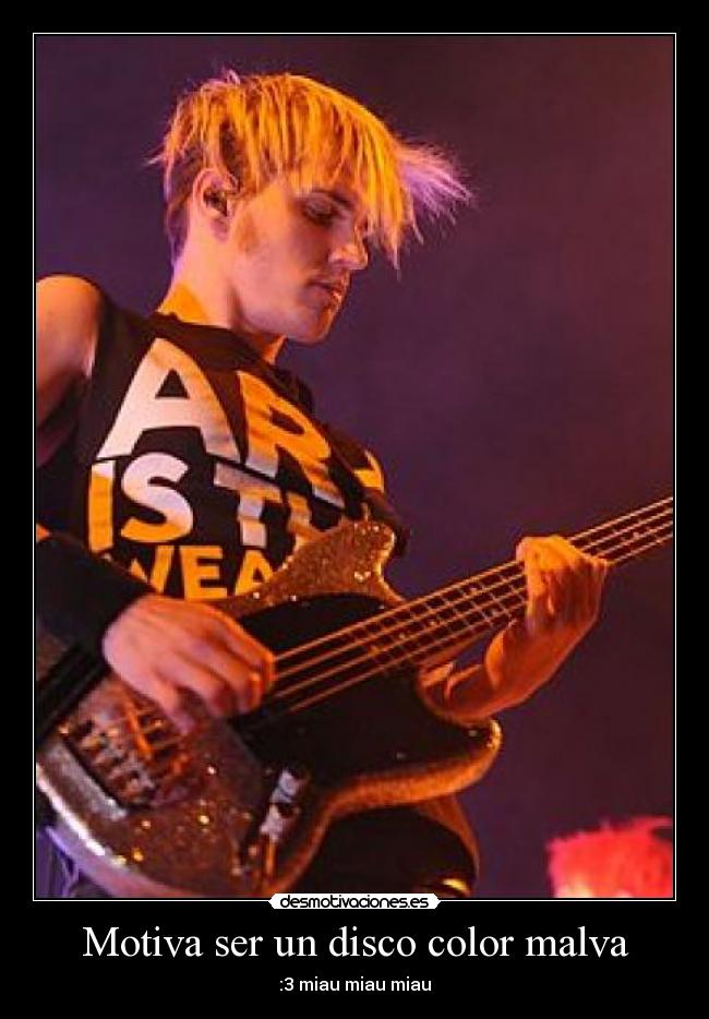 Motiva ser un disco color malva - :3 miau miau miau