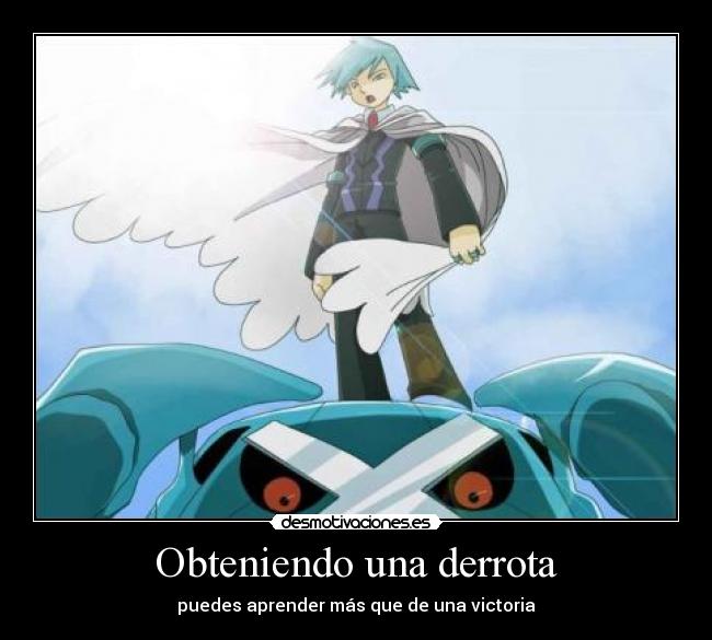 Obteniendo una derrota - puedes aprender más que de una victoria